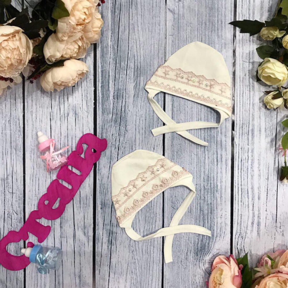 143. Чепчик, хлопок 100 % интерлок пенье