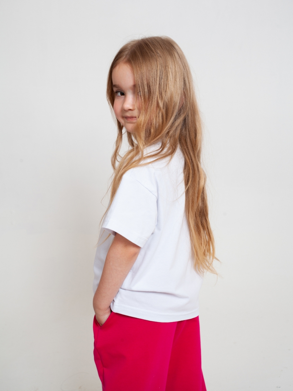 324-Б. Футболка детская, белая, хлопок 95% кулирка, 5% лайкра, размеры 86,92,98,104,110,116